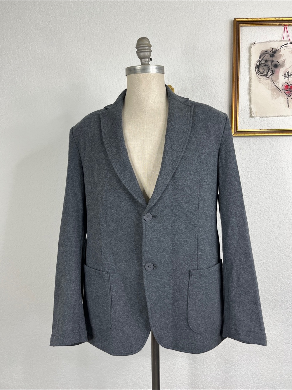 Mack Weldon Ace Blazer Charcoal Heather